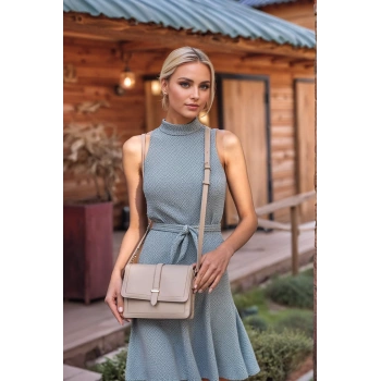 Kadın Şık Çapraz Askılı Suni Deri Omuz Çantası Günlük Kullanım Zarifane Tasarım Özel Tasarım