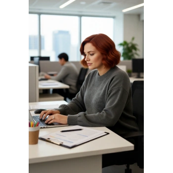 Kadın Şık Regular Kalıp Triko Kazak Polo Yaka Ve Taş Detaylı Düşük Kol Tasarımıyla Kışa Hazır