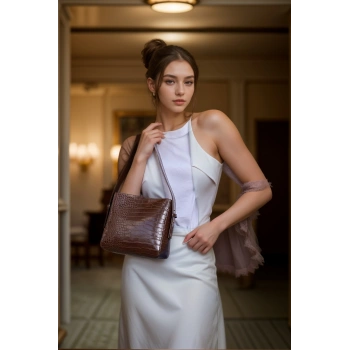 Kadın Şık Yumuşak Shopper Ayarlanabilir Askılı Deri Omuz Çantası Geniş Hacimli Günlük