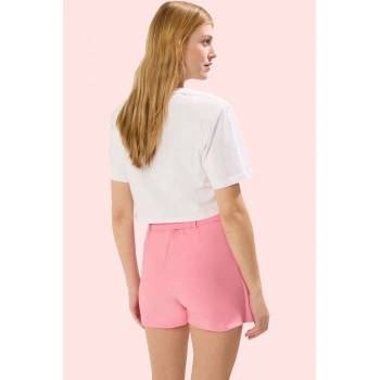 Kadın Şort Etek Kısa Boy Dokuma Finike Günlük Kombinler Hafta Sonu Yaz Aylarının Vazgeçilmezi