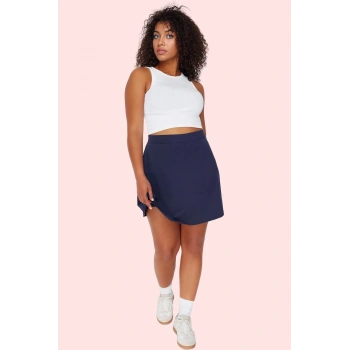 Kadın Spor Şort Etek 2 Katmanlı Örme Kumaş Nefes Alabilir Günlük Kullanım Kaliteli Malzeme