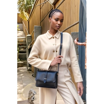 Kadın Suni Deri El ve Omuz Çantası Şık Minimalist Günlük Aksesuar Uzun Ömürlü Rahat Ve Şık