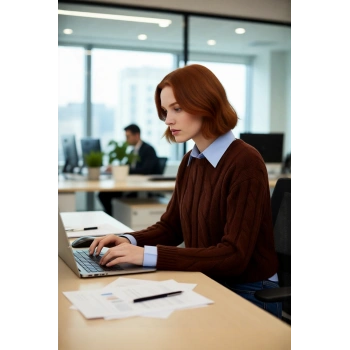 Kadın Süper Crop Triko Kazak Regular Kesim Gömlek Garnili Kışlık Akrilik Saç Örgü Detaylı Kaliteli