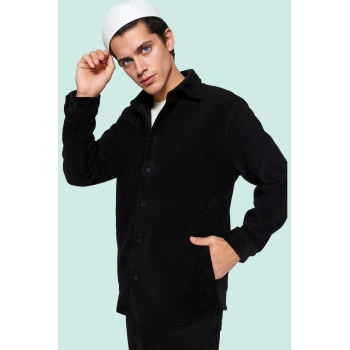 Kadın Unisex Polar Gömlek Ceket Kışın Sıcaklığını ve Şıklığını Bir Arada Sunuyor Günlük Kullanım