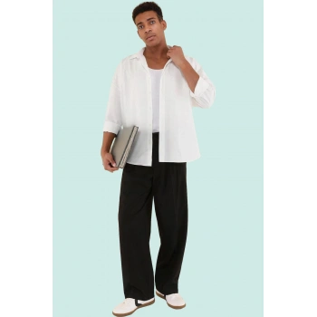 Kadın Ve Erkekler İçin Oversize Pamuklu Gömlek Günlük Stil Hafta Sonu Yaz Aylarının Vazgeçilmezi