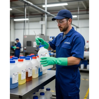 Kimyasal Dayanıklı Nitril Eldiven Starline 1513 EN 374 388 Stl Asit Baz Yağlara Kaplama