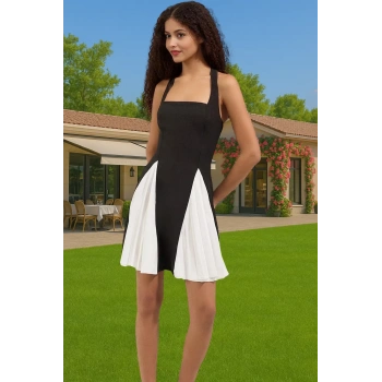 Kısa A Kesim Abiye Elbise Dokuma Kumaş Şık Tasarım Mükemmel Uyum Mükemmel Uyum Uzun Ömürlü