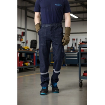 Kışlık Denim İş Pantolonu Erkek 12 Ons Kot Tulipa Konforlu Tasarım