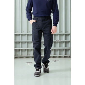 Kışlık Erkek İş Pantolonu Gabardin Dayanıklı ve Konforlu Galanthus Havalara