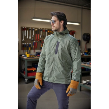 Kışlık Erkek Mont Polar Astarlı Su Geçirmez Fiyort Floyen Polarlı Yağmurluk Yağmura Karşı Maksimum