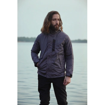 Kışlık Erkek Mont Polar Astarlı Su Geçirmez Fiyort Floyen Polarlı Yağmurluk Yağmura Karşı Maksimum