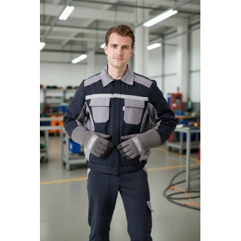 Kışlık İş Mont Polarlı Gabardin CE Urtica Montu Pamuklu Rahat