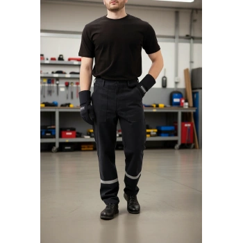 Kışlık İş Pantolonu Gabardin 100 Pamuk Nova Zorlu Koşullarına Karşı Konforlu