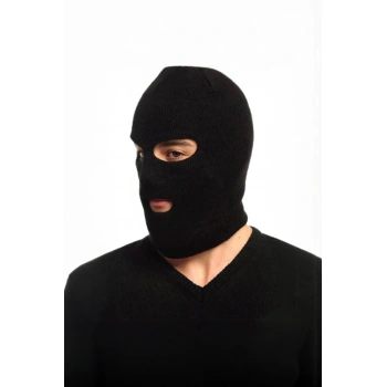 Kışlık Polar Balaklava Maske Orlon Kar Maskesi Koruyucu Yüz