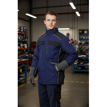 Kışlık Su Geçirmez İş Güvenliği Mont Allium Ripstop Parka Rüzgar Havalara Uygun