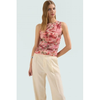 Kolsuz Tül Örme Bluz Rahat Şık Yazlık Ve Zarifane Tasarım Premium Kalite