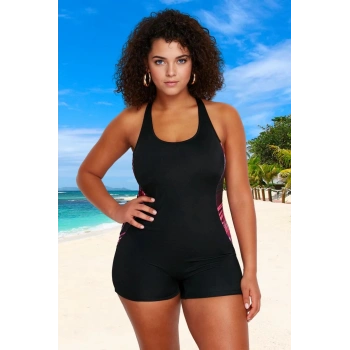 Konforlu Modern Büyük Beden Mayo Geniş Klora Dayanıklı Özgüvenli Stil