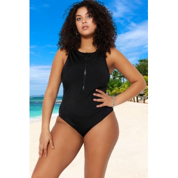 Konforlu Modern Büyük Beden Mayo Yüksek Konfor Plus Size Tam Destek