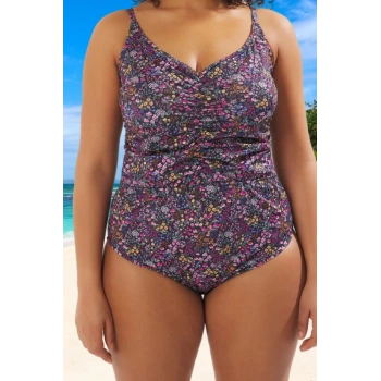 Konforlu Plus Size Mayo Tasarım Büyük Beden Ergonomik Kesim Hızlı Kuruyan Plaj Ve Havuz İçin