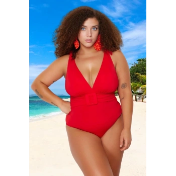 Konforlu Plus Size Mayo Tasarım Büyük Beden Esnek Kumaş Klora Dayanıklı Hızlı Kuruyan