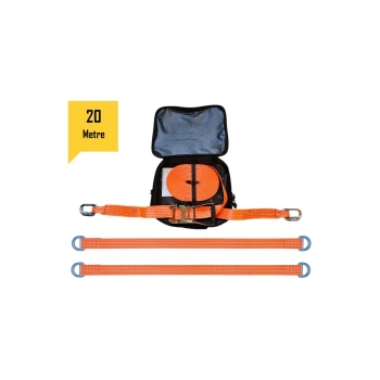 Ky3000-a Yatay Mobil Çantalı Yaşam Hattı Ankraj Bağlantılı 20mt