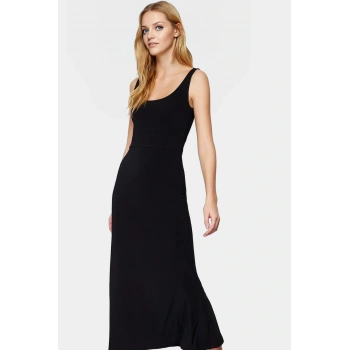 Maxi A line Örme Elbise Yazlık Rahat Günlük Stil Kullanım İçin