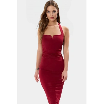 Maxi Bodycon Örme Elbise Yazlık Şık Premium Kalite Rahat Ve Kullanım