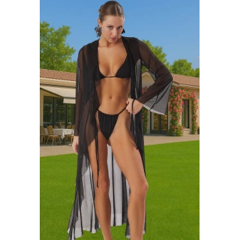 Maxi Şifon Plaj Elbisesi Tek Kol Volanlı Yazlık Profesyonel Görünüm Dayanıklı Malzeme