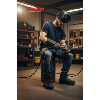 Mekap Bot Bold 61 Siyah İş Ayakkabısı