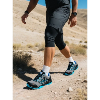 Mekap Neon GriMavi İş Ayakkabısı S2 Kompozit Burunlu EN ISO 20345 Rmk Konforlu