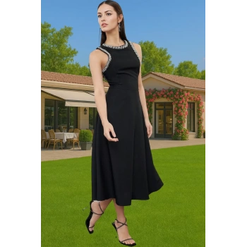 Midi Boy A Kesim Finike Dokuma Abiye Elbise Rahat Kullanım Modern Stil Rahat Kullanım Mükemmel Uyum