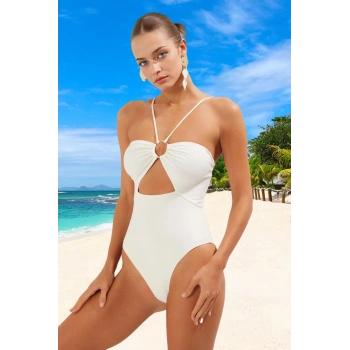 Modern Askılı Mayo Banyo Kıyafeti Esnek Kumaş Yüzme Mayosu Premium Kalite