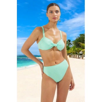 Modern Bikini Takımı Şık Detaylı Yüksek Konfor Hızlı Kuruyan Su Sporları İçin Premium Kalite
