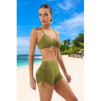 Modern Bikini Takımı Su Sporları İçin Yüksek Konfor Ergonomik Kesim Klora Dayanıklı