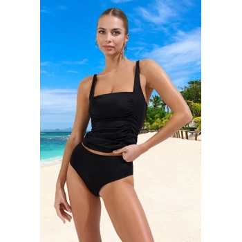 Modern Drape Bikini Takımı Klora Dayanıklı Şık Detaylı Ergonomik Kesim Hızlı Kuruyan