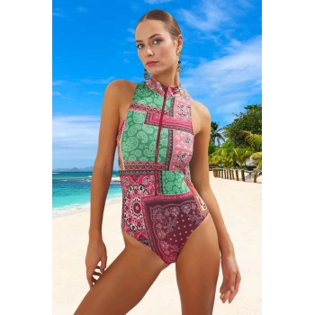 Modern Halter Mayo Plaj Mayosu Özel Tasarım Swimsuit Şık Detaylı Premium Kalite Yaz Koleksiyonu