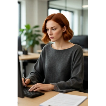 Modern Kadın Regular Kalıp Triko Kazak Kayık Yaka Uzun Düşük Kol Dantel Detaylı Günlük Şıklık