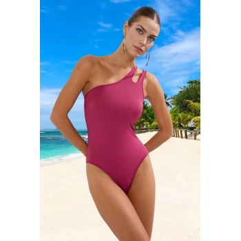 Modern Tek Omuz Mayo Hızlı Kuruyan Yüzme Mayosu Premium Kalite Su Sporları İçin Plaj Ve Havuz