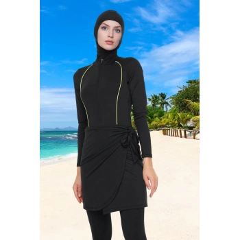 Modern Tesettür Plaj Giyim Özel Tasarım Hızlı Kuruyan Şık Detaylı Esnek Kumaş