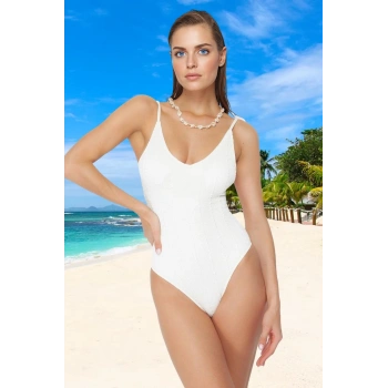 Modern V Yaka Mayo Yüzme Mayosu Ergonomik Kesim Klora Dayanıklı Şık Detaylı Hızlı Kuruyan