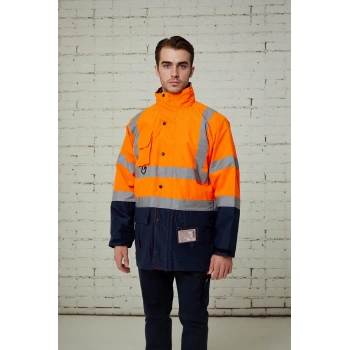 Neon İş Güvenliği Kışlık Mont 5n1 EN ISO 13688 20471 343 Eradium