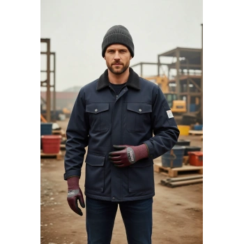 Nitril Kapl Is Guvenligi Eldiveni Dayanikli Kavrama 151600 CE Starline Köpük Kaplamalı