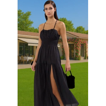 Oversize Maxi Pamuklu Plaj Elbisesi Yazlık Şık Tarz Modern Stil Kaliteli İşçilik Uzun Ömürlü