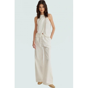 Pamuk Bluz Pantolon Takım Şık ve Rahat Yaz Kombininiz Yüksek Kalite Özenle Seçilmiş