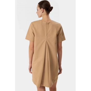 Pamuklu Gabardin Mini Elbise Rahat Şık Günlük Kombinler İçin Uzun Ömürlü Konforlu Kesim