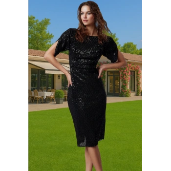 Parıltılı Örme Abiye Elbise Bodycon Kalıp Polyester Karışımlı Yazlık Uzun Ömürlü Seçkin Malzeme