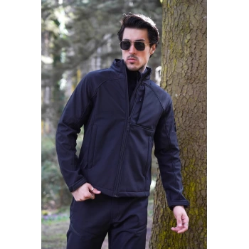 Fy81 Logan Softshell Mont Su Geçirmez Rüzgar Korumalı, Dayanıklı Erkek Ceket