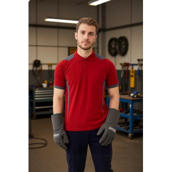 Polo Yaka Tişört İş Güvenliği Nefes Alabilir Flora shirt Şık Rahat Günlük Kullanımı İçin