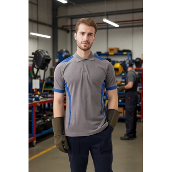 Polo Yaka Tişört İş Güvenliği Nefes Alabilir Flora shirt Şık Rahat Günlük Kullanımı İçin