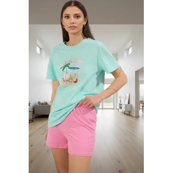 Premium Pamuklu Şortlu Pijama Takımı Yazlık ve Nefes Alabilir Özenle Seçilmiş Rahat Şık